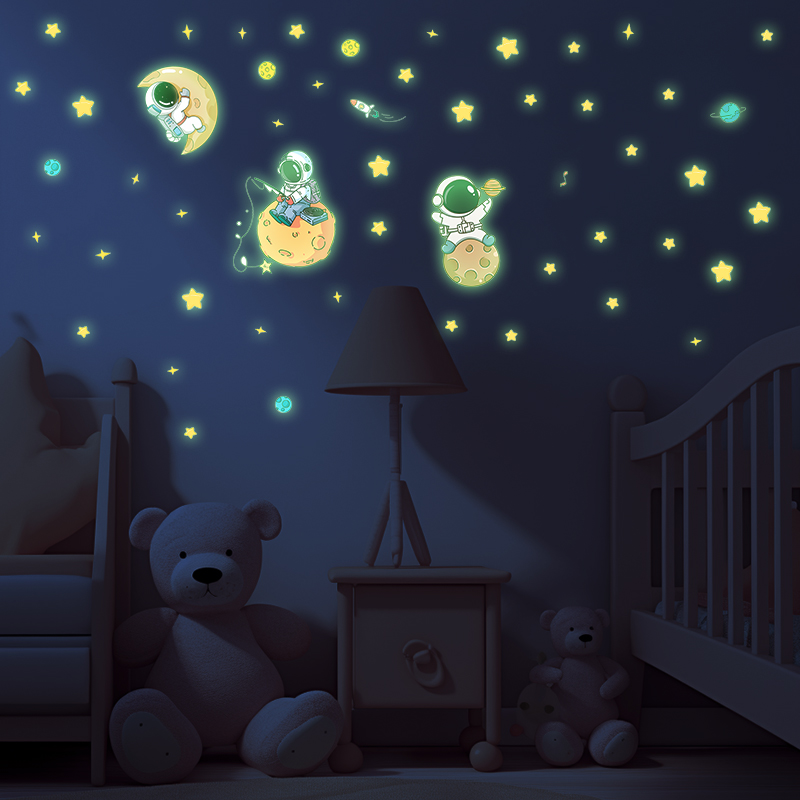Astronaut Moon Theme Luminous  - đánh giá và giá Glow In Dark Stars
