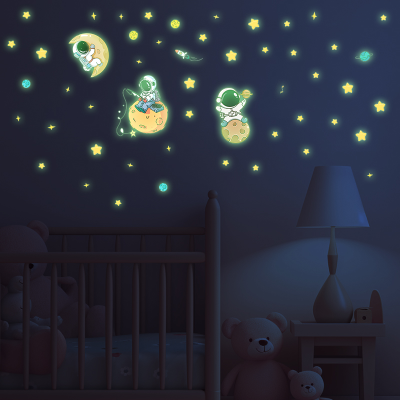Astronaut Moon Theme Luminous  - đánh giá và giá Glow In Dark Stars