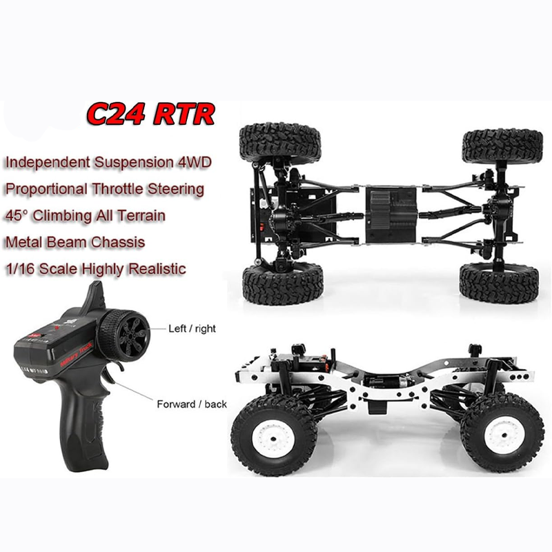 2.4G Full Scale RC Car 1:16 4W - đánh giá và giá Kids Toys Very
