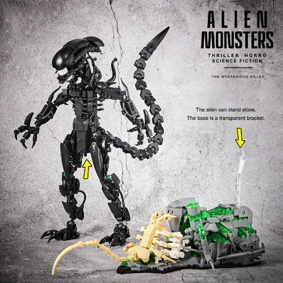 MOC 7048 Alien Monsters Buildi - đánh giá và giá Xenomorph Kids Toys