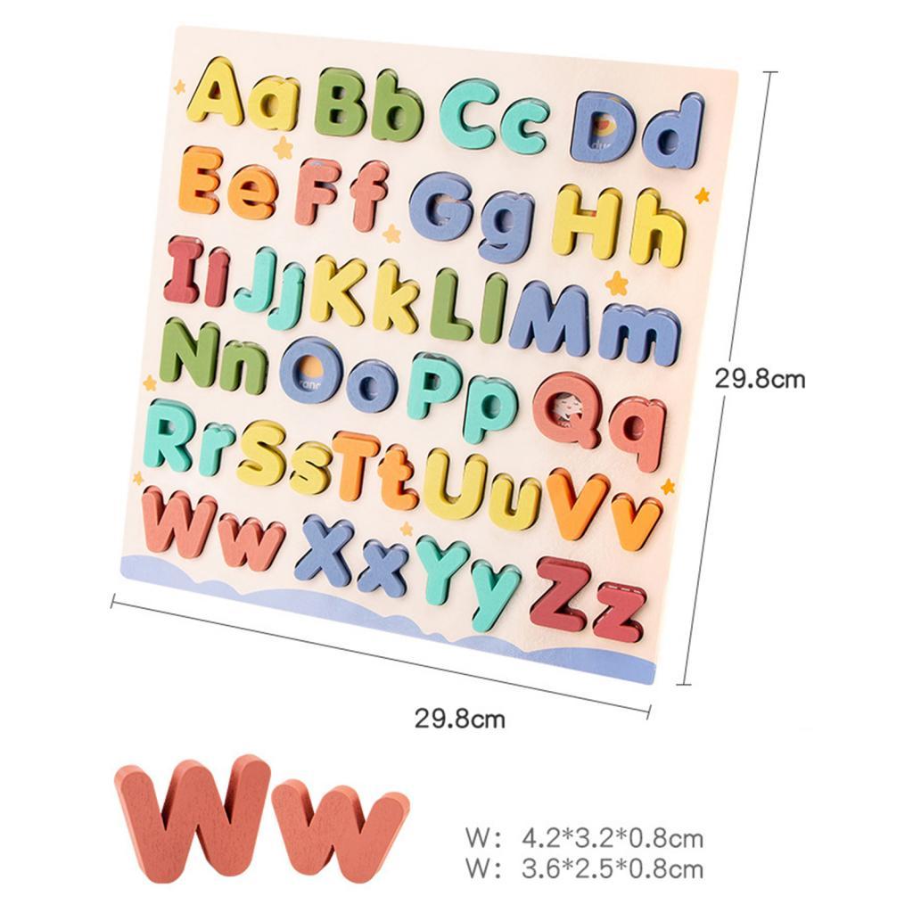 Wooden Alphabet Puzzle Toy for - đánh giá và giá Kids Toys Cartoon Images