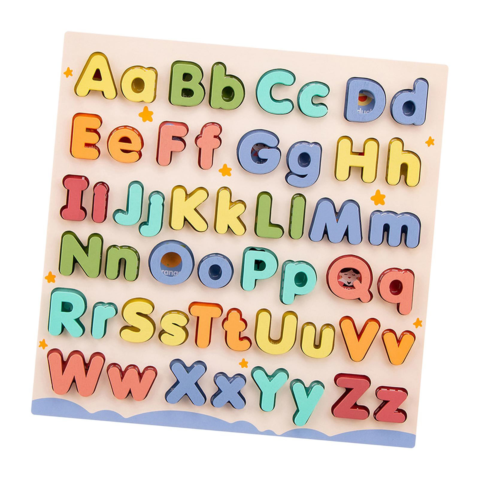 Wooden Alphabet Puzzle Toy for - đánh giá và giá Kids Toys Cartoon Images