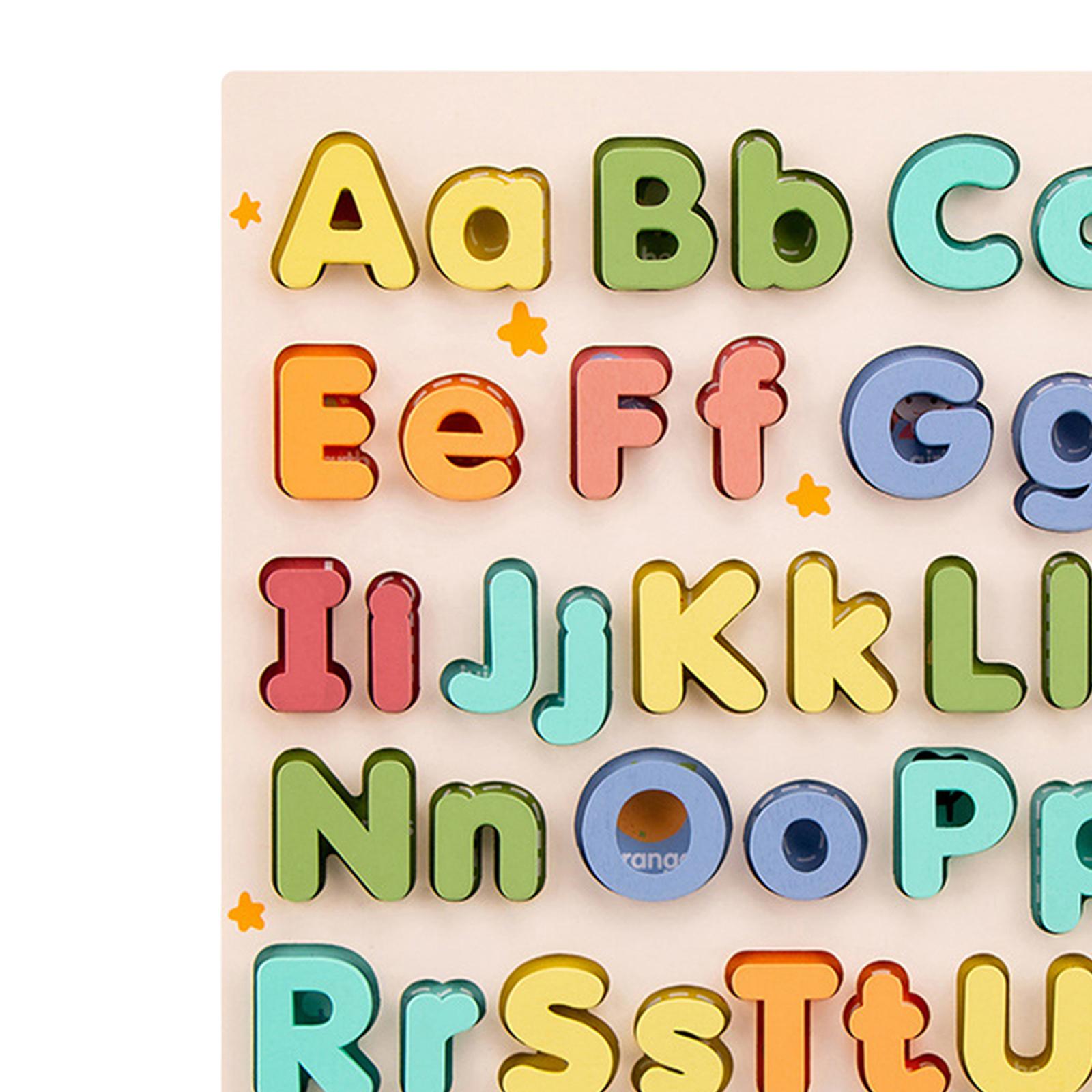 Wooden Alphabet Puzzle Toy for - đánh giá và giá Kids Toys Cartoon Images