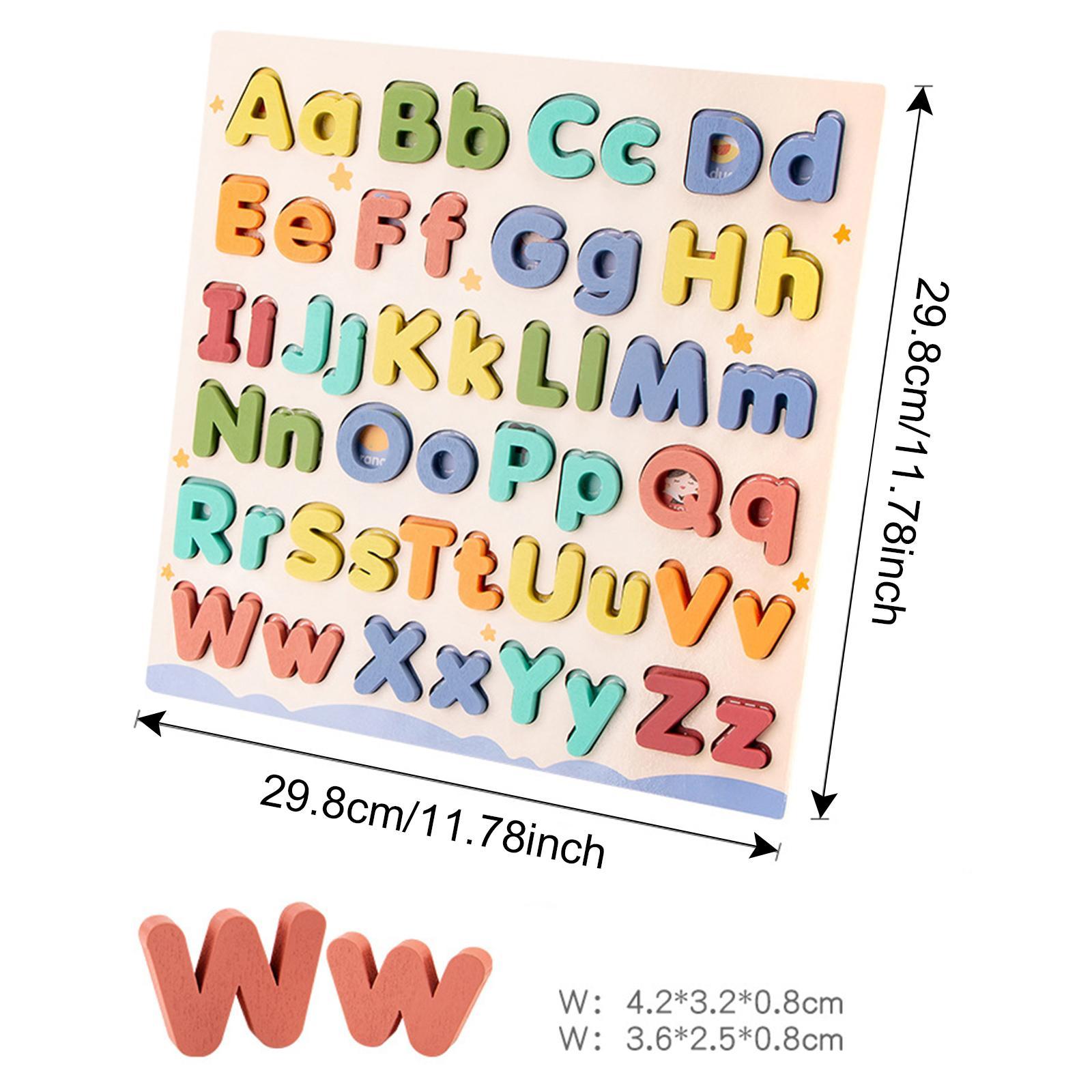 Wooden Alphabet Puzzle Toy for - đánh giá và giá Kids Toys Cartoon Images