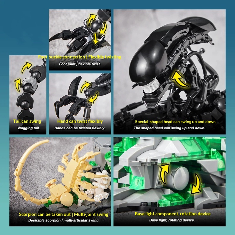 Hot Selling  Alien Monster Xen - đánh giá và giá Xenomorph Kids Toys