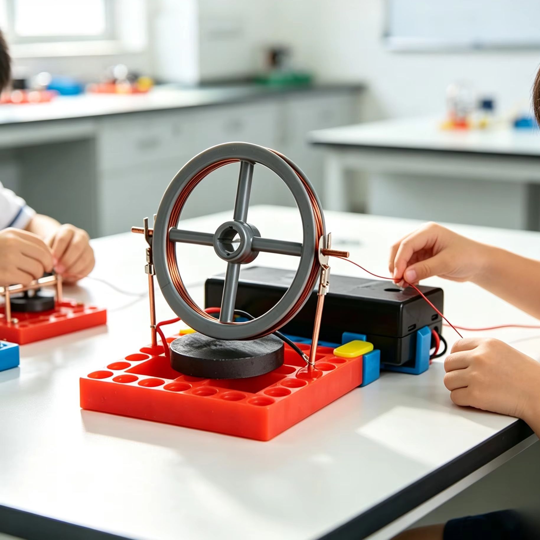 DIY Electromagnetic Motor Expe - đánh giá và giá Science Experiment Kit