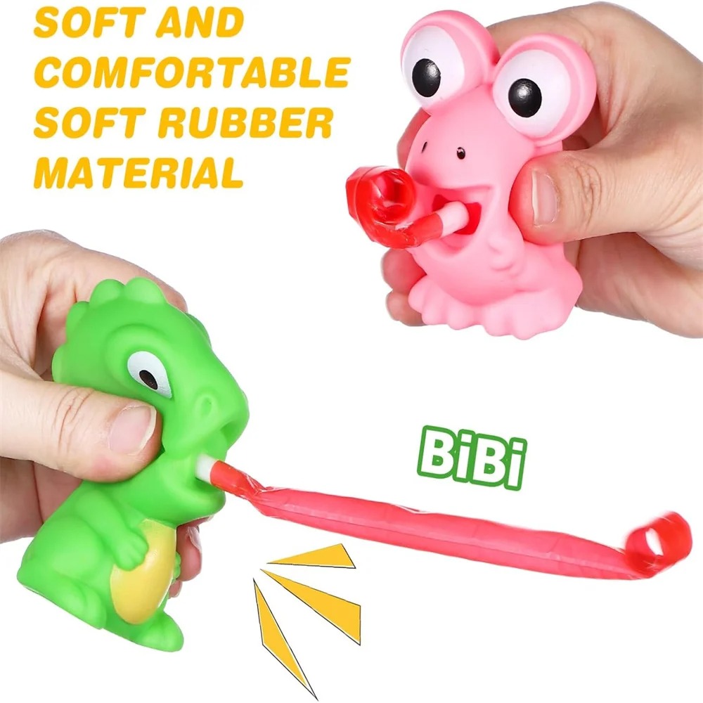 Stress Relief Frog & Dinosaur  - đánh giá và giá Kids Toys Videos