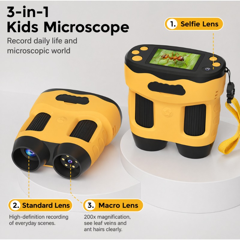 Microscope Camera 4K 1000X Dig - đánh giá và giá Kids Toys Top View