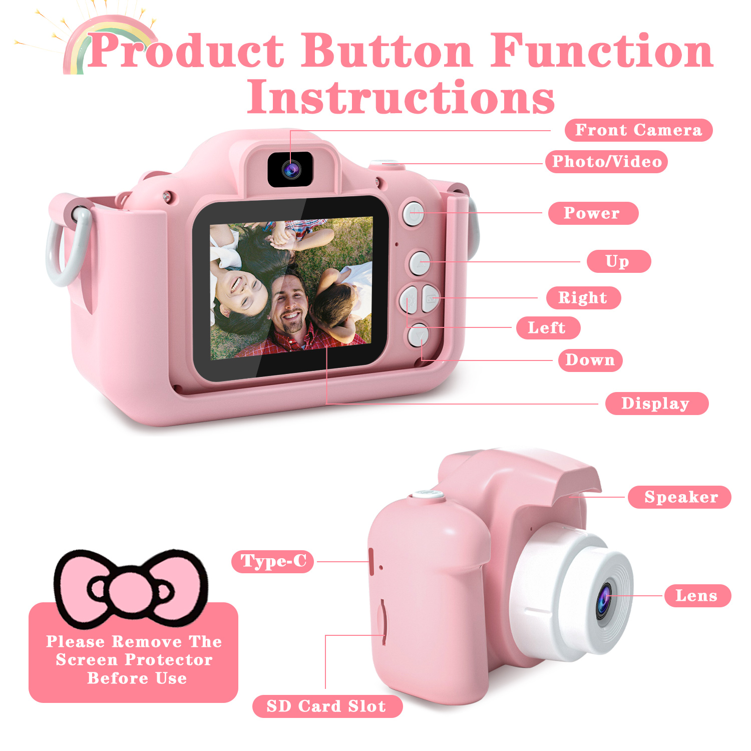 Kids Camera for Girls 1080P HD - đánh giá và giá Kids Toys Videos