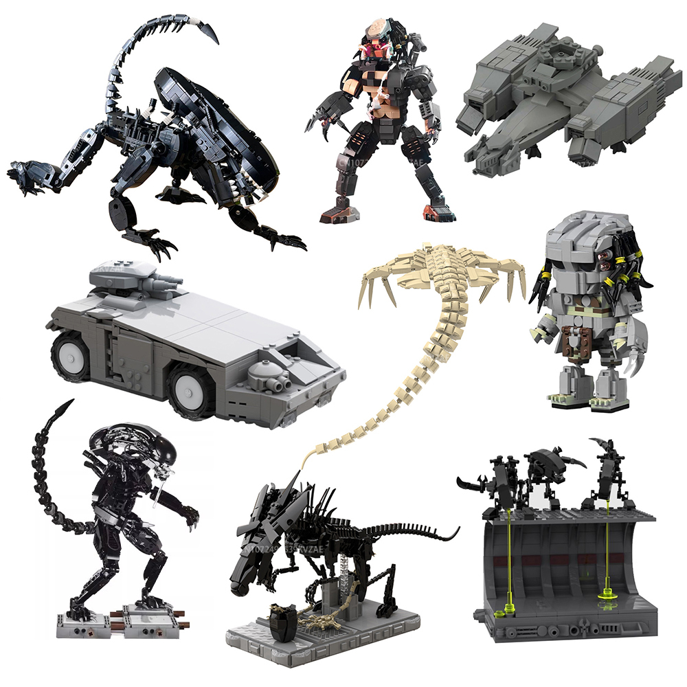 MOC Aliened Monster Building B - đánh giá và giá Xenomorph Kids Toys