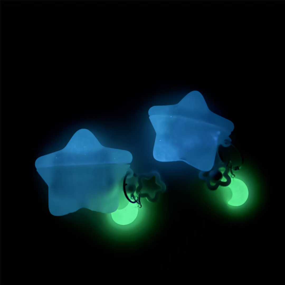 Glow in Dark Star Silicone Ear - đánh giá và giá Glow In Dark Stars