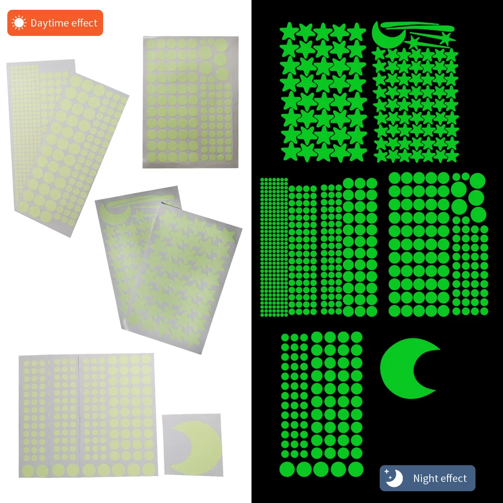 Luminous Moon Stars Wall Stick - đánh giá và giá Glow In Dark Stars